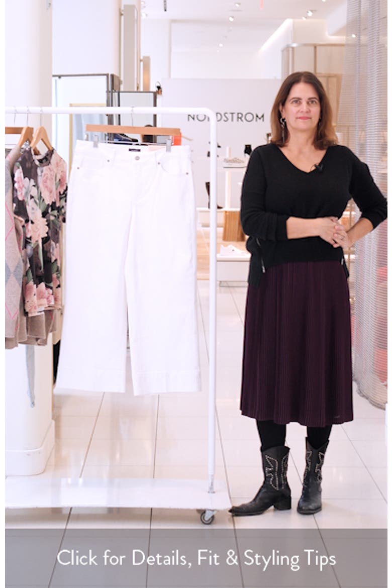 Teresa High Waist Wide Leg Ankle Jeans video