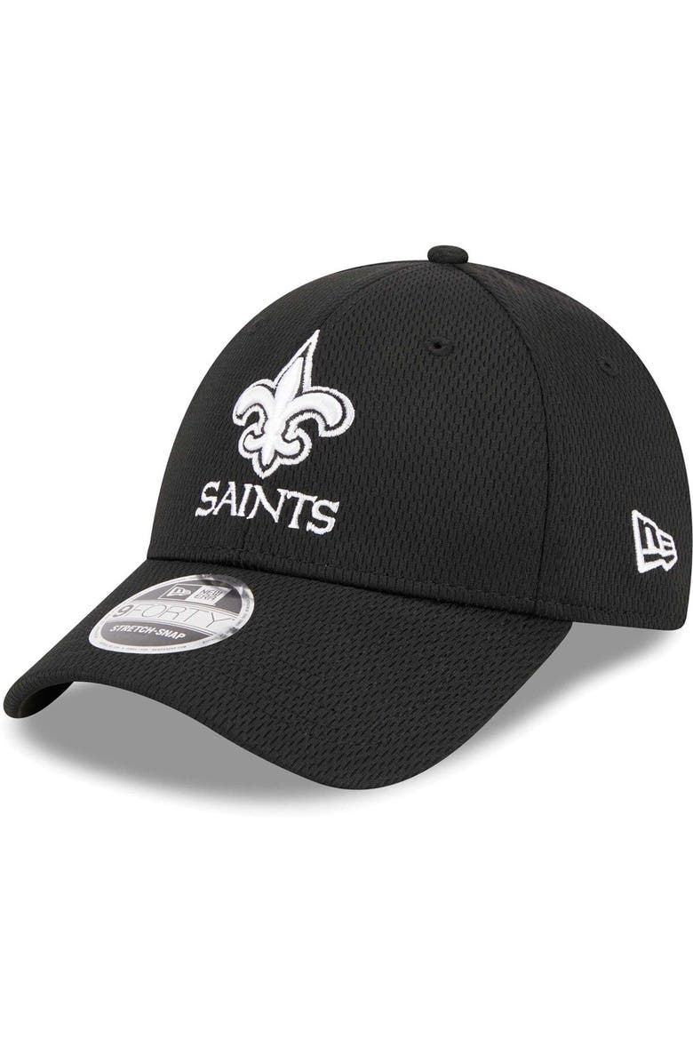 New Era Men's New Era Black New Orleans Saints  Main B-Dub 9FORTY Adjustable Hat, Main, color, 