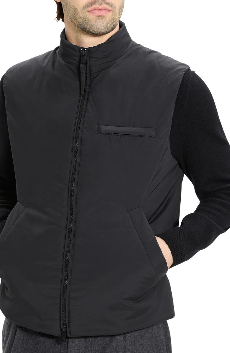 Theory Layering Motion Vest, Alternate, color, Black - 001