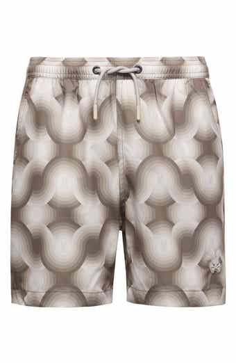 Psycho Bunny Kids' Paros Printed Swim Trunks