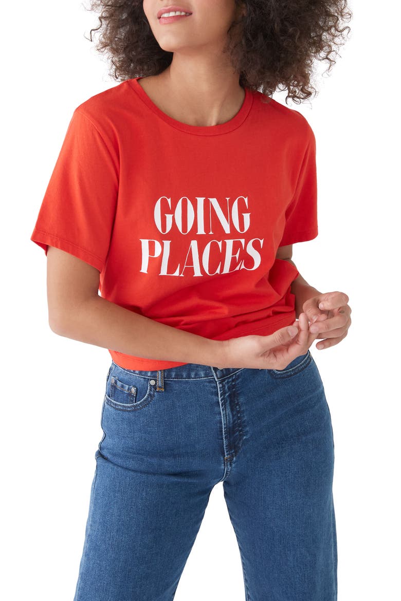 Going Places Classic Tee, Main, color, TOMATO RED