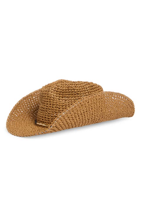 Bead Trim Cowgirl Hat