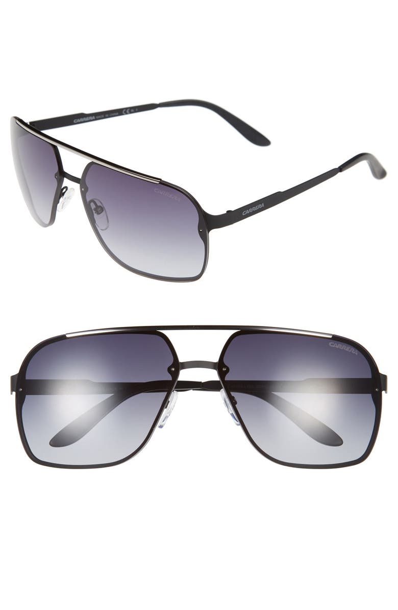 Carrera Eyewear 64mm Navigator Sunglasses, Main, color, 