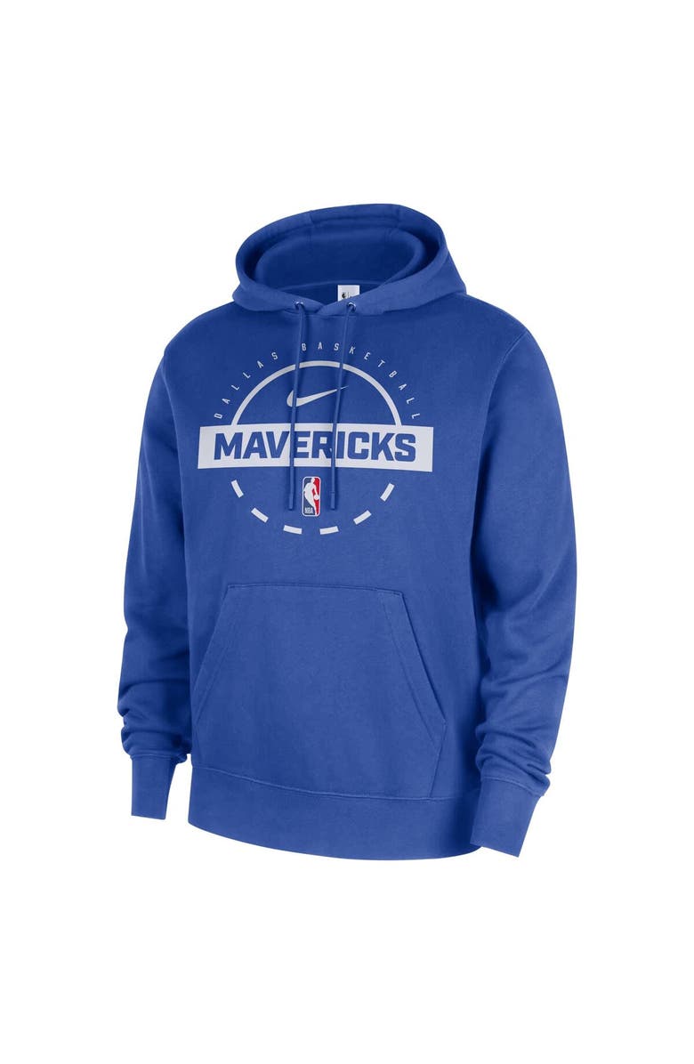 Nike Men's Nike Blue Dallas Mavericks 2025/26 Authentic Practice Club Pullover Hoodie, Alternate, color, Blue