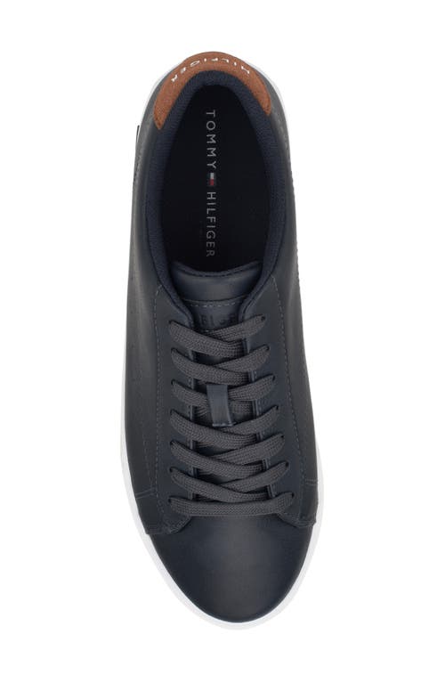 Tommy Hilfiger Risher Lace-up Sneaker In Navy/cognac