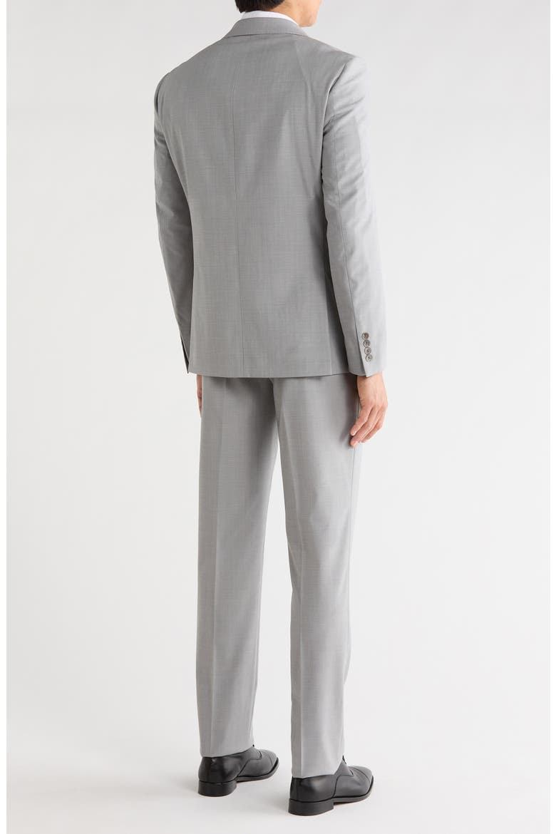 Notch Lapel Wool Blend Suit, Alternate, color, LIGHT GREY