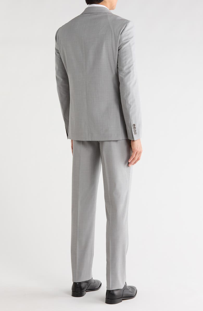 Calvin Klein Notch Lapel Wool Blend Suit, Alternate, color, Light Grey