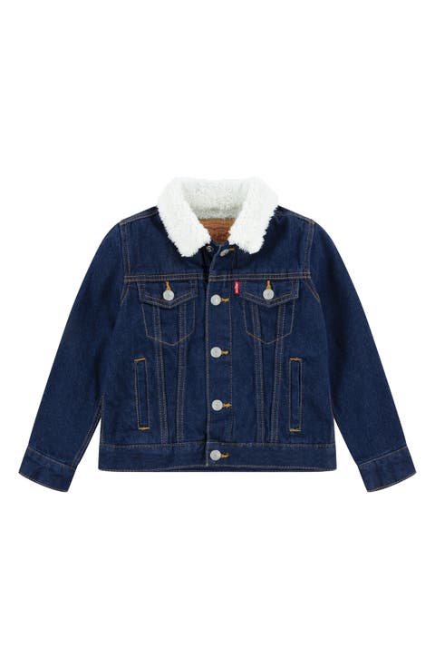Kids' Faux Shearling Trucker Jacket