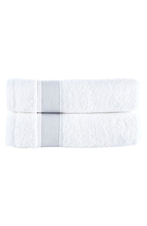 Ottoman Rolls 2-Pack Turkish Cotton Bath Sheets