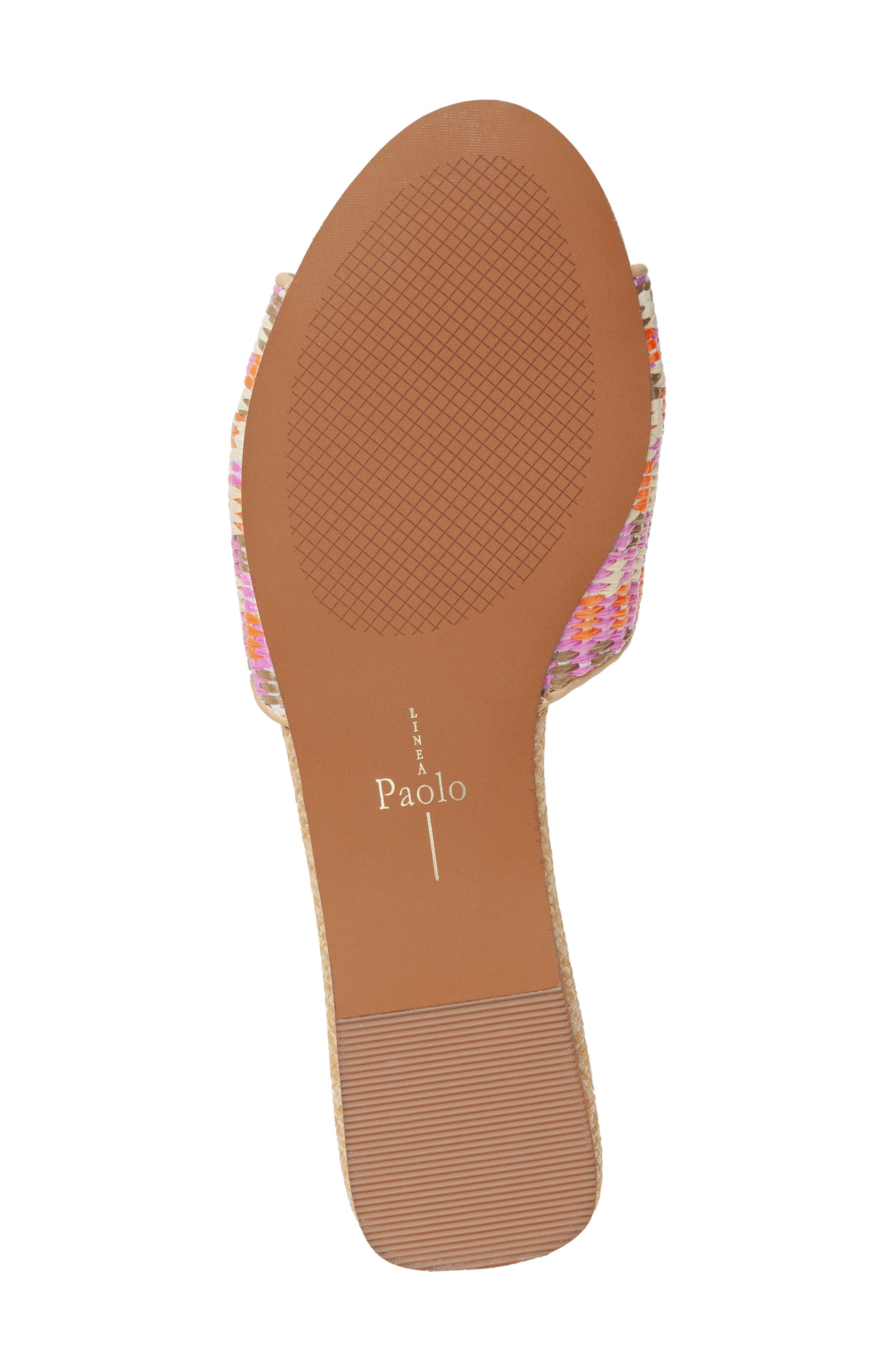 Linea Paolo Leighton Slide Sandal, Alternate, color, Coral Multi