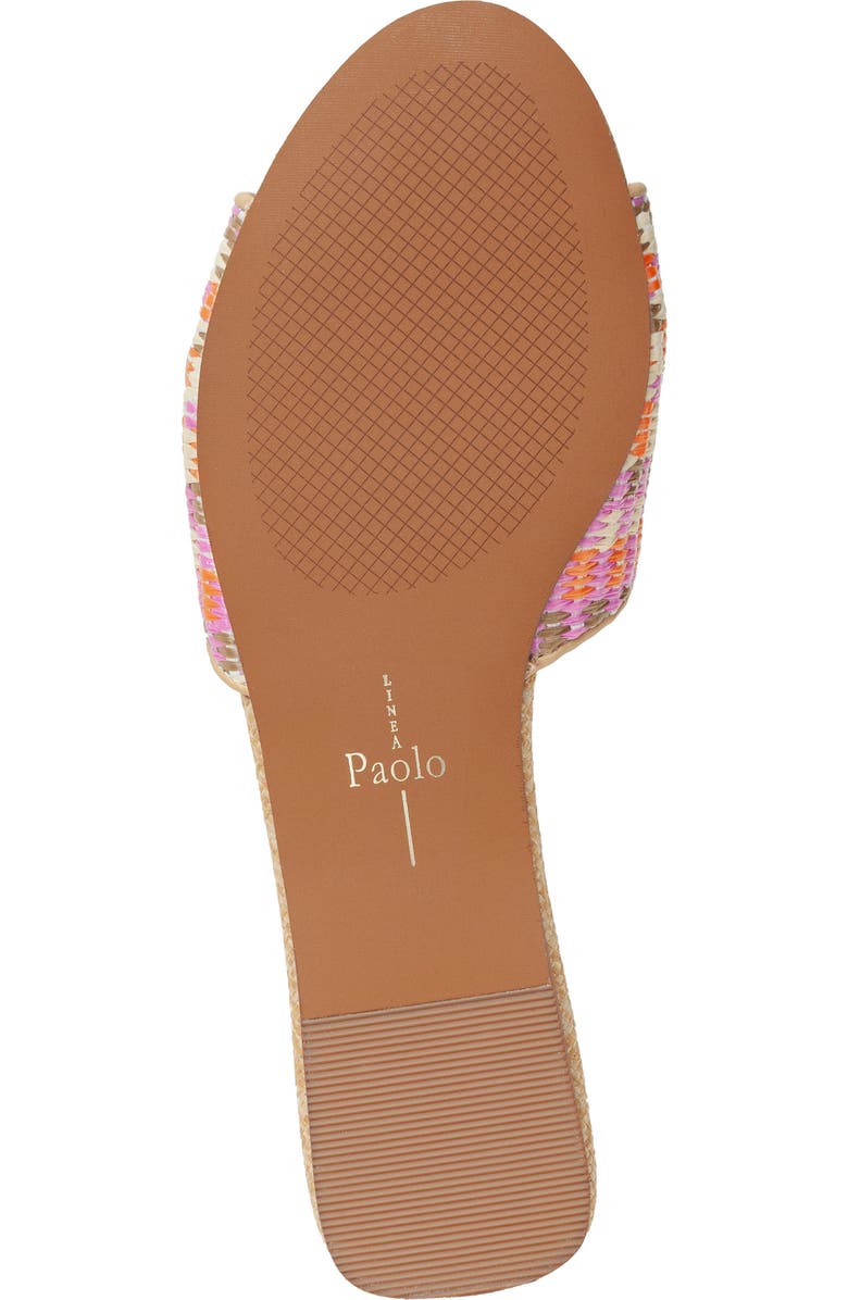 Linea Paolo Leighton Slide Sandal, Alternate, color, Coral Multi