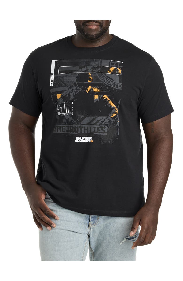 True Nation by DXL Big & Tall Call of Duty Black Ops Graphic tee, Main, color, Black