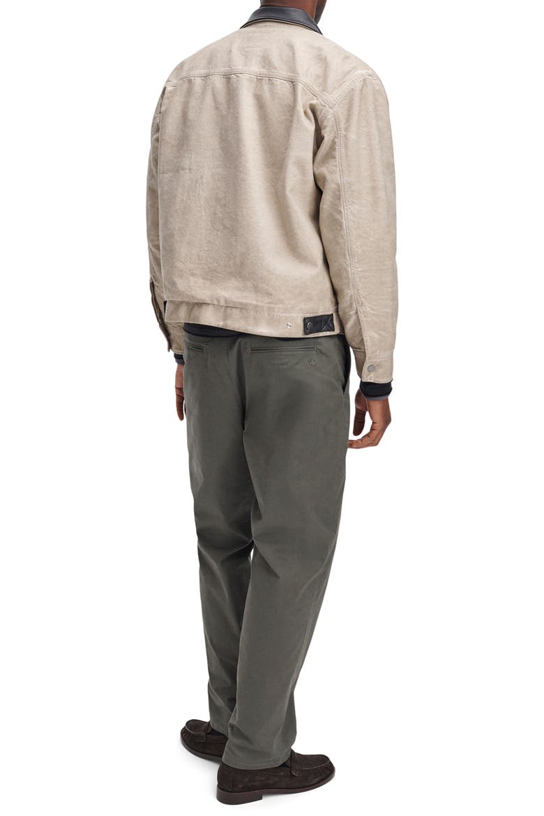 Refined Twill Chinos, Alternate, color, DKGRN