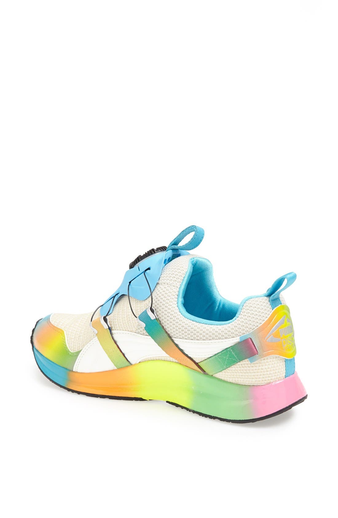 'Disc - Solange' Sneaker, Alternate, color, WHITE SWAN/ RAINBOW