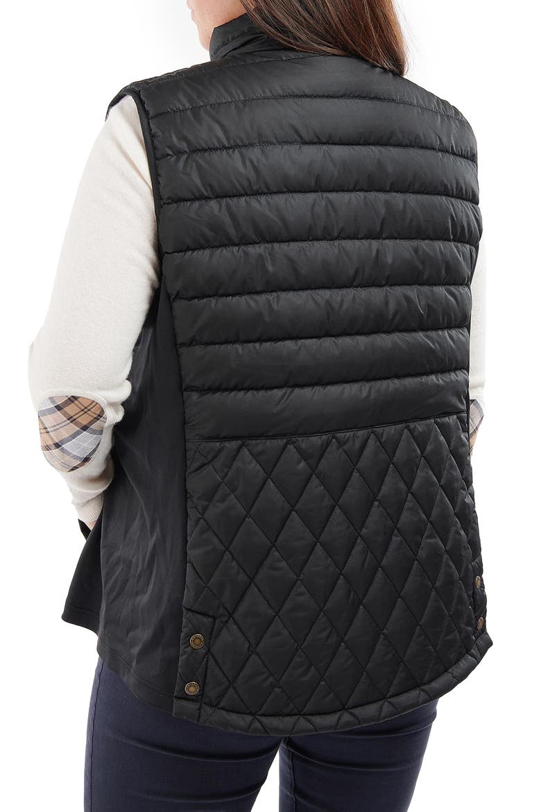 Esme Quilted Vest, Alternate, color, BLACK
