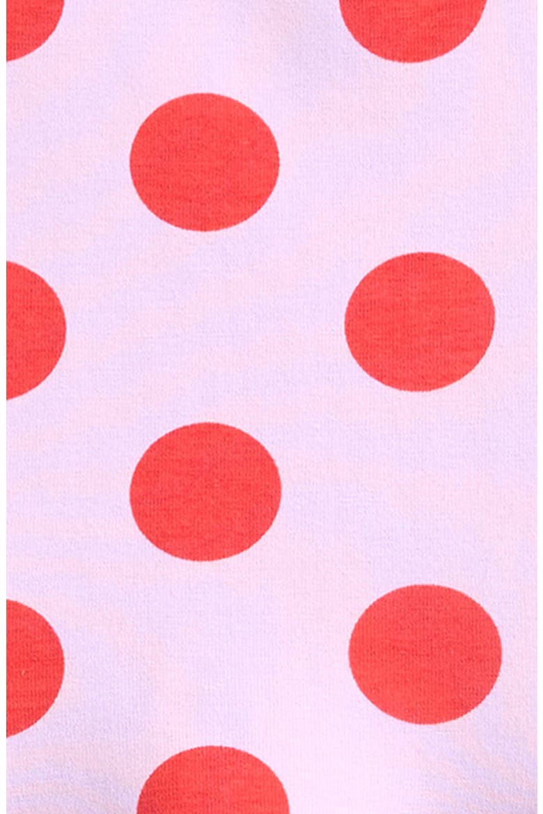 Kids' Polka Dot Mini Dress & Shorts Set, Alternate, color, PINK