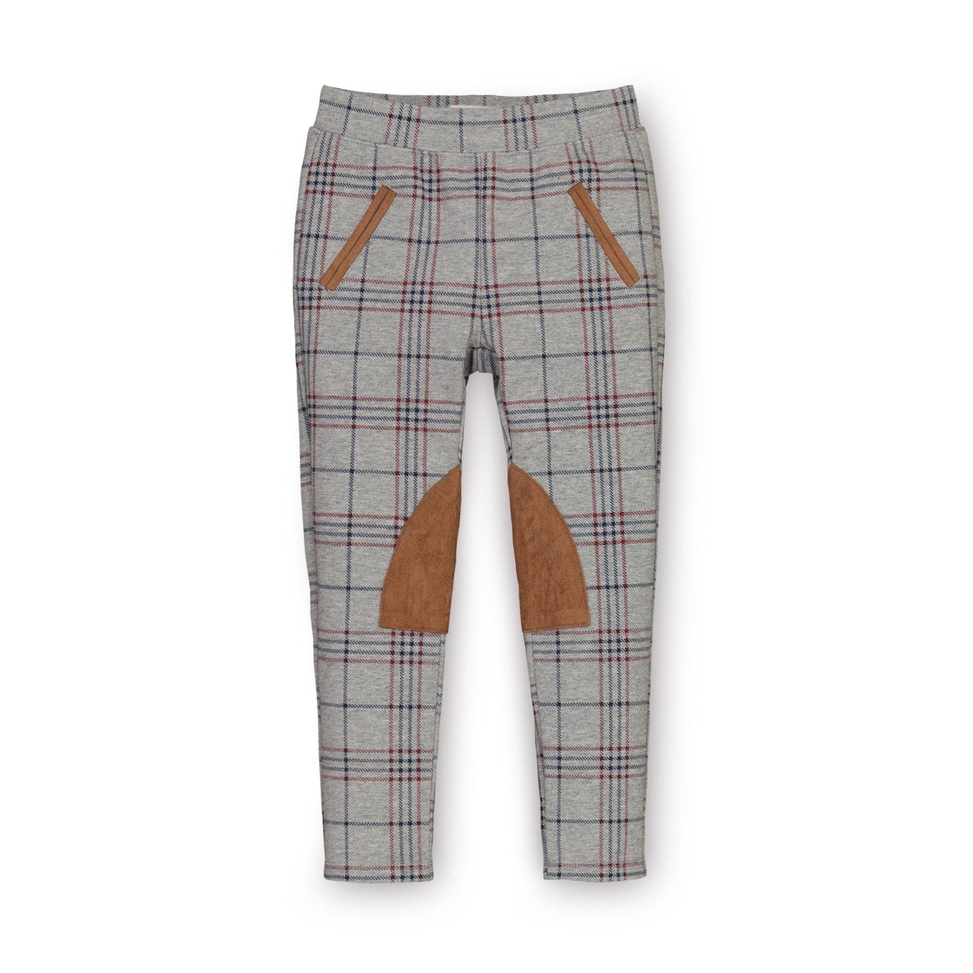Gray, Berry, and Navy Plaid