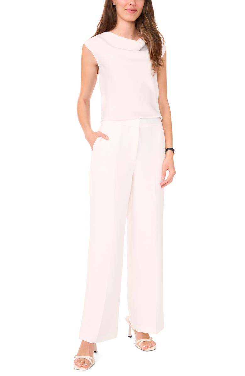 Halogen<sup>®</sup> Cowl Neck Sleeveless Top, Alternate, color, New Ivory