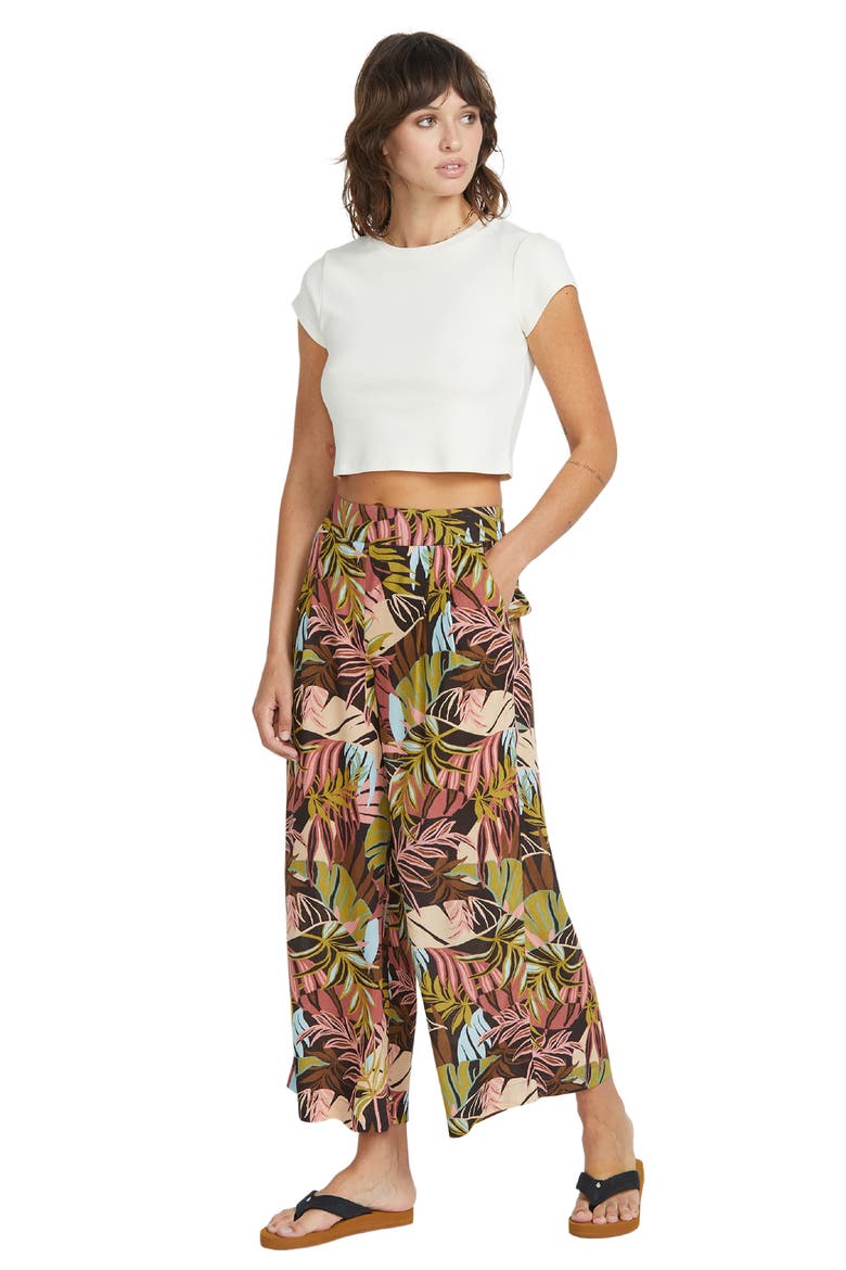 Jungle Luv Wide Leg Pants, Alternate, color, MULTI