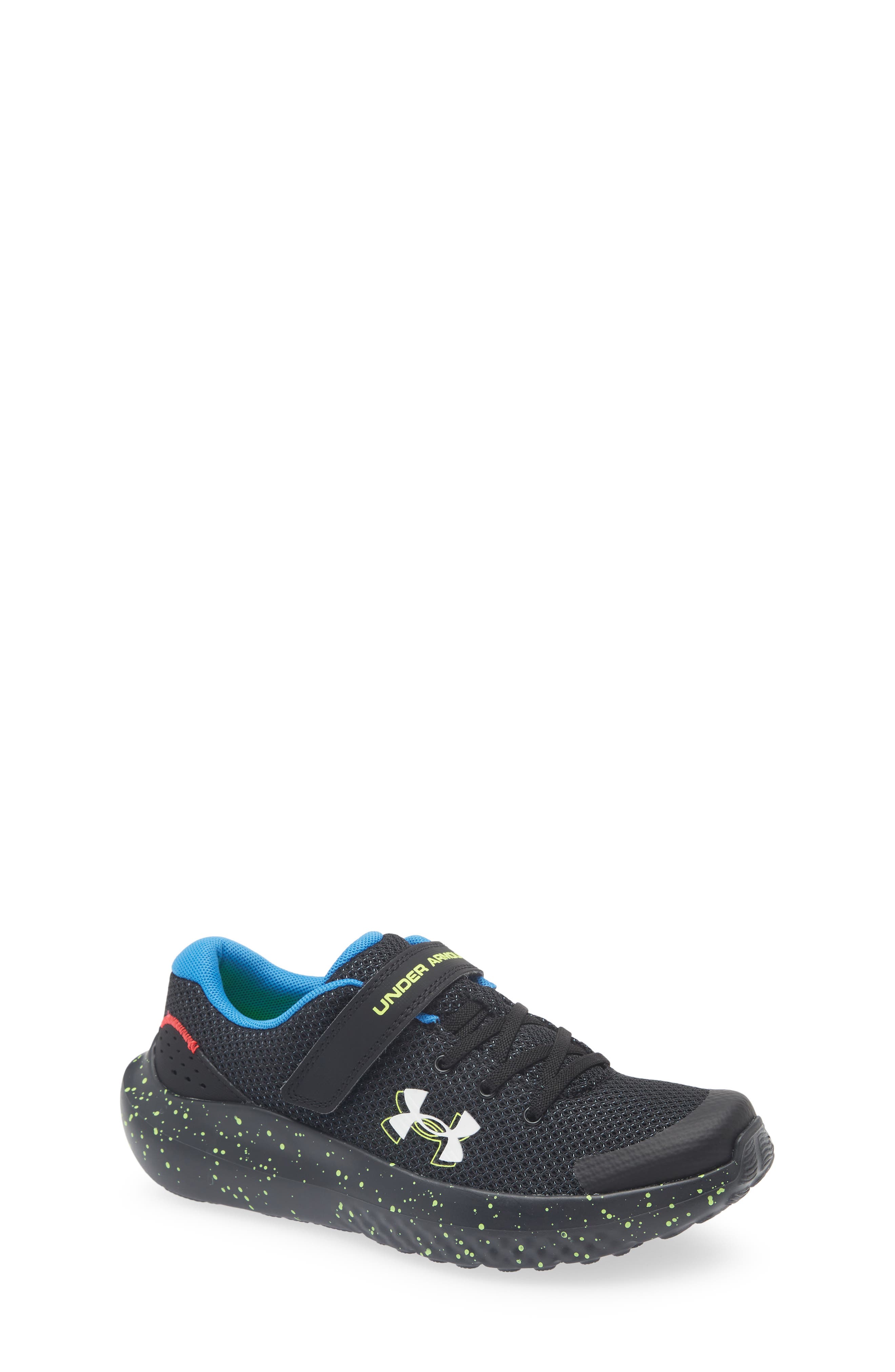 Under Armour Kids' Surge 4 Running Shoe, Main, color, Black