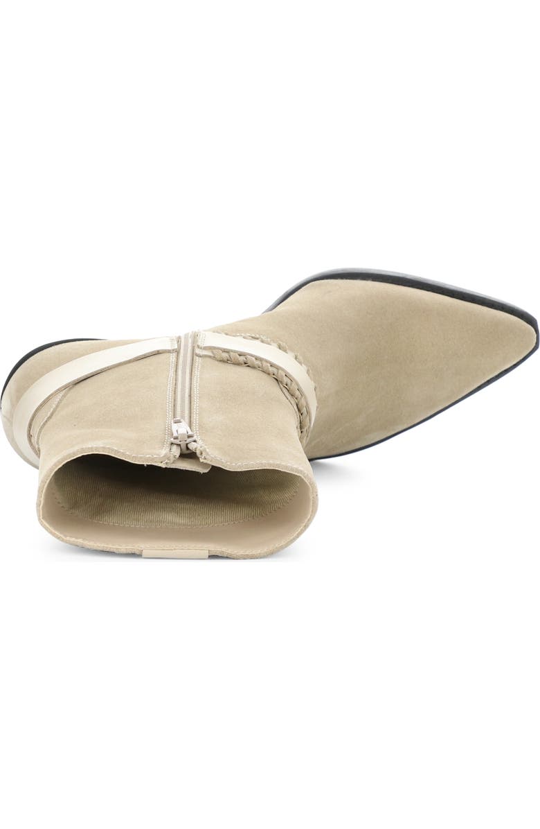 Bos. & Co. Tartan Bootie, Alternate, color, Beige Suede