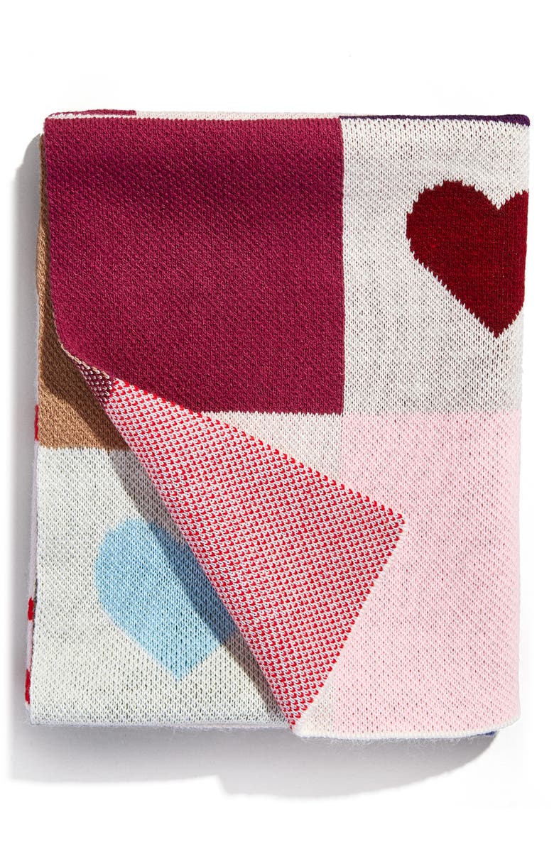 BaubleBar Kids' Takes A Village Letter Blanket, Alternate, color,