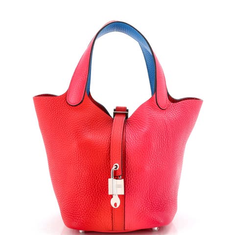 Picotin Lock Bag Tricolor Clemence PM