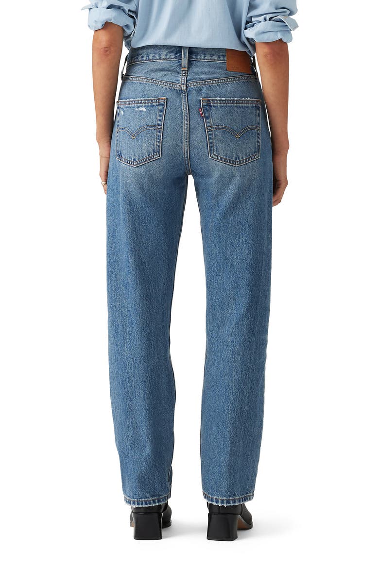501® '90s Mid Rise Straight Leg Jeans, Alternate, color, VERIFIED VINTAGE