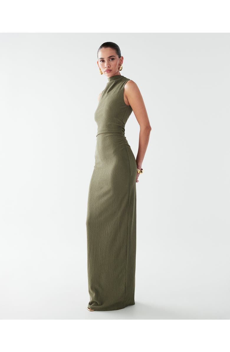 BWLDR Lana Maxi Dress, Alternate, color, Dark Olive