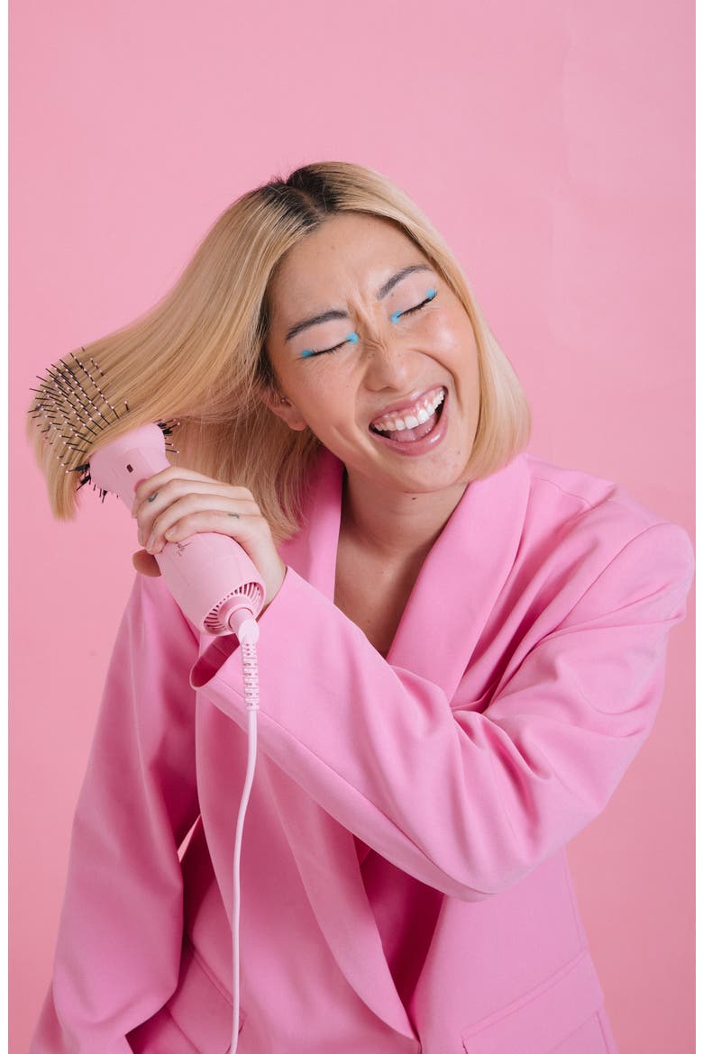 Interchangeable Blow Dry Brush - Pink, Alternate, color, PINK