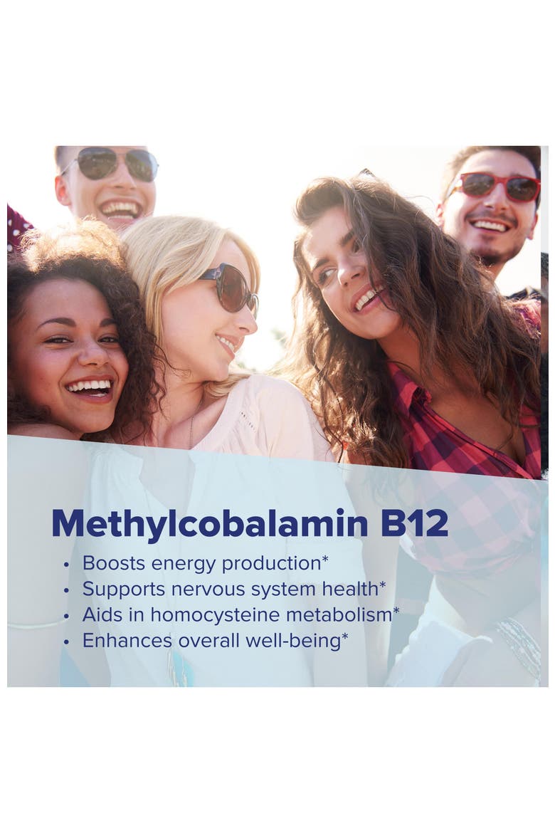Methylcobalamin B-12 Sublingual Dissolving Tablets, Alternate, color, White