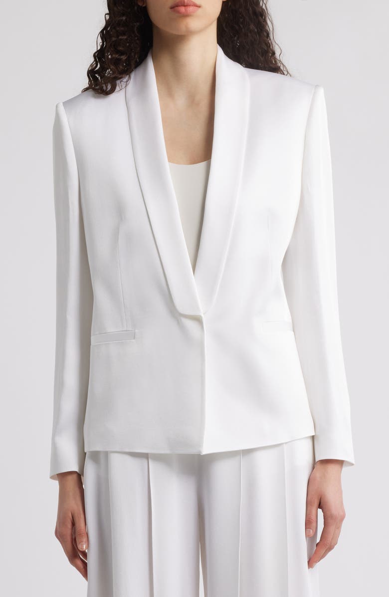 BOSS Janka 3 Sable Blazer, Alternate, color, White
