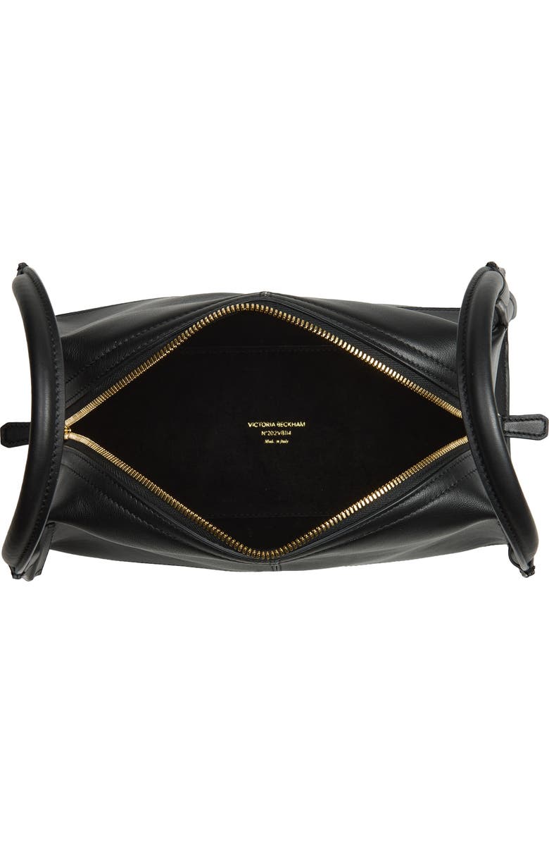 Victoria Beckham The Plié Top Handle Bag, Alternate, color, Black
