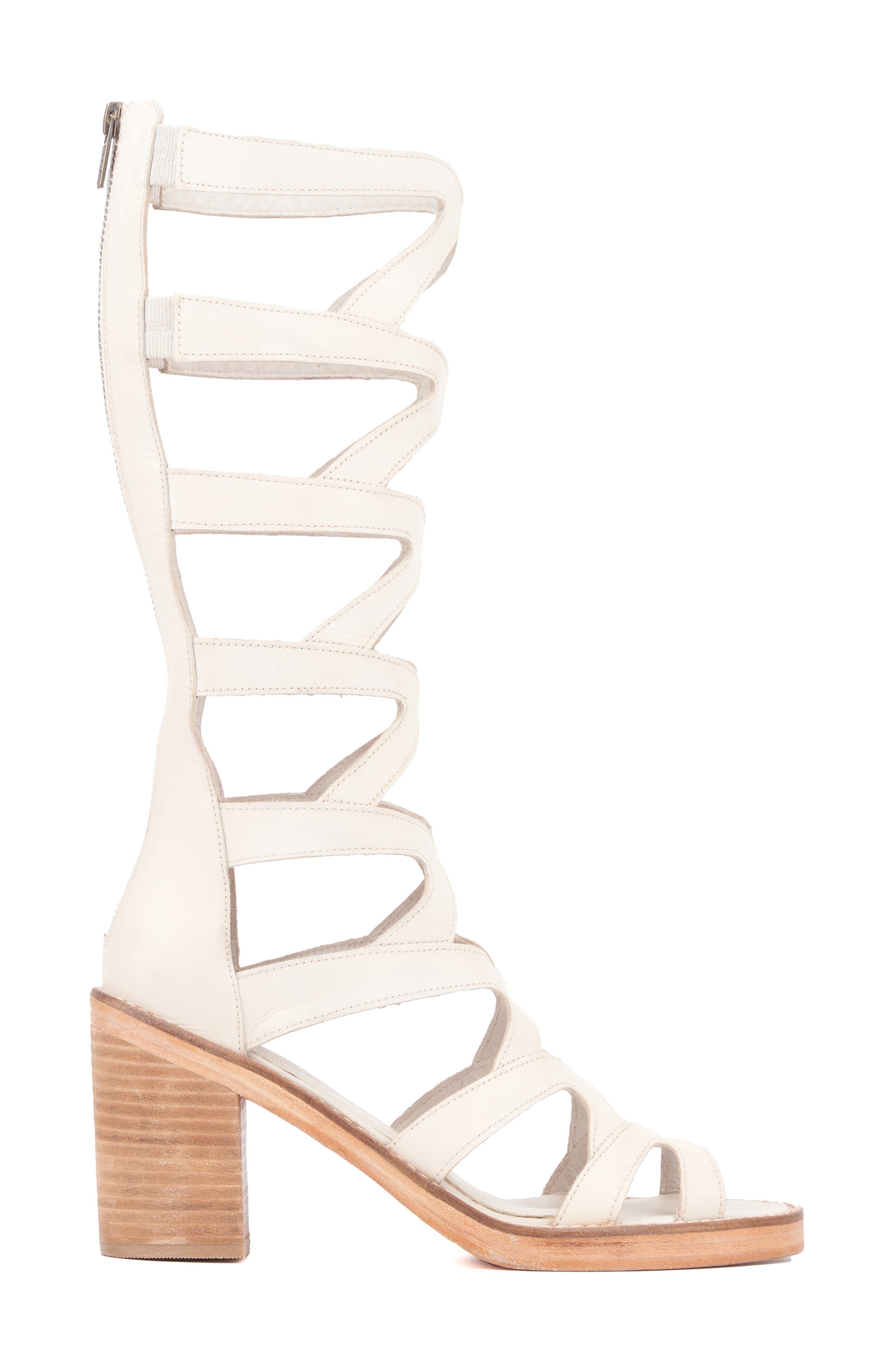 VINTAGE FOUNDRY Loni Gladiator Sandal, Alternate, color, Ivory