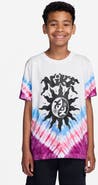 Nike Kids' Basketball Tie Dye Cotton Graphic T-Shirt