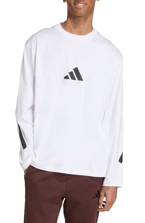 Z.N.E. Oversize Long Sleeve Cotton Graphic T-Shirt