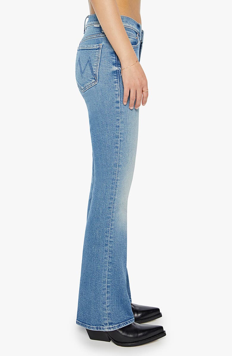 MOTHER Lil' Outsider Sneak High Waist Bootcut Jeans, Alternate, color,