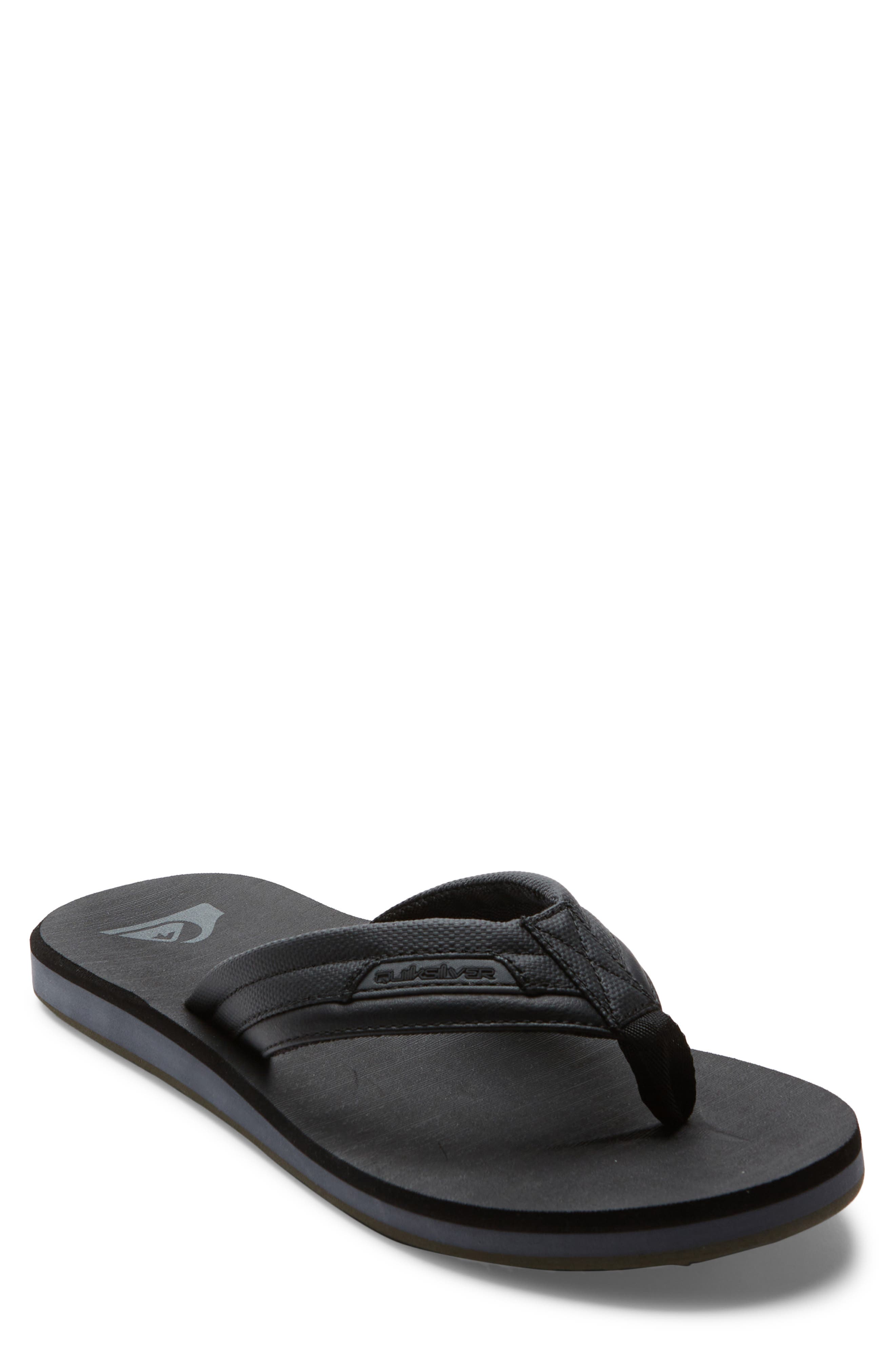 Carver Tropics III Flip Flop, Main, color, BLACK 2