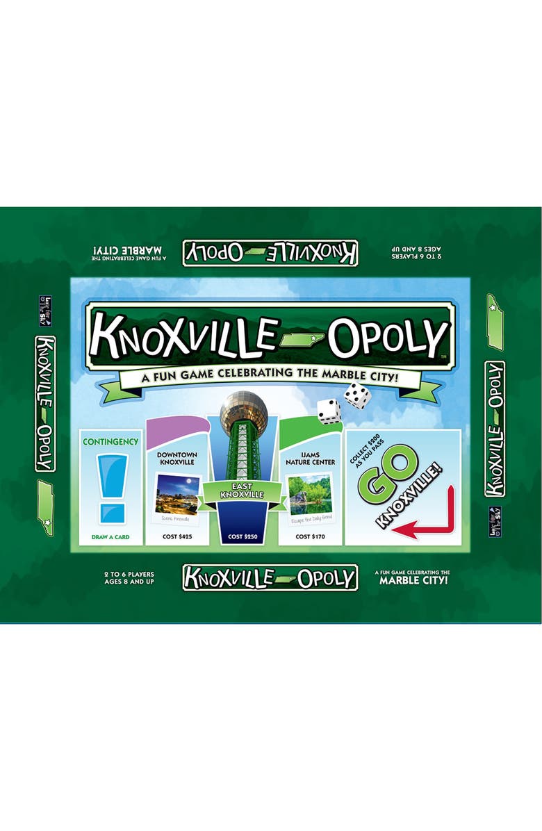 Late for the Sky Knoxvilleopoly Monopoly Board Game, Main, color,