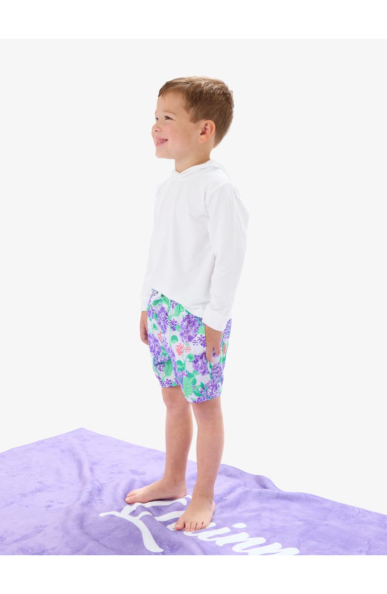 RuggedButts Boys UPF50+ Sun Protective Hooded Shirt, Alternate, color, White