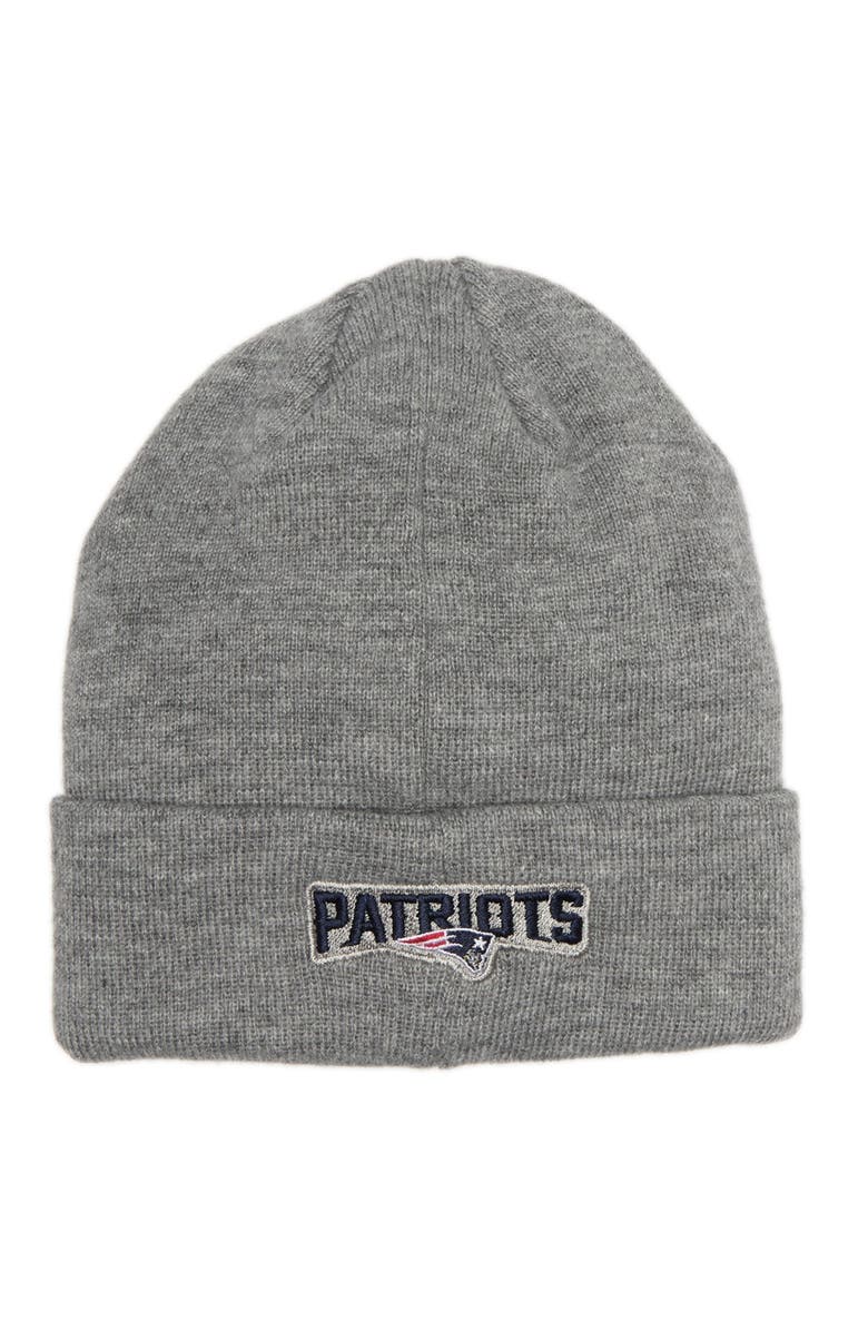 NFL New England Patriots Beanie Hat, Main, color, 