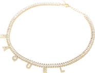 THE SIS KISS Customized Baguette Name Necklace