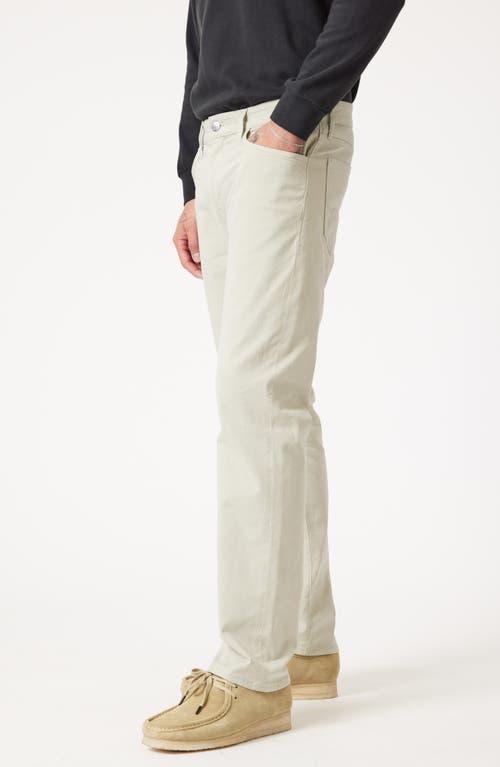 Mavi Jeans Zach Straight Leg Twill Pants In White