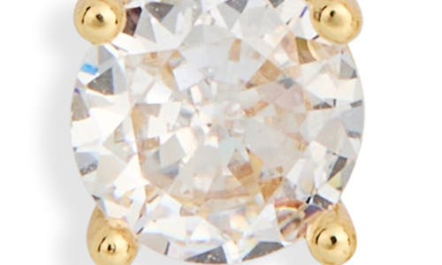 Nordstrom Rack Assorted 5-pack Cubic Zirconia Round Stud Earrings In Gold