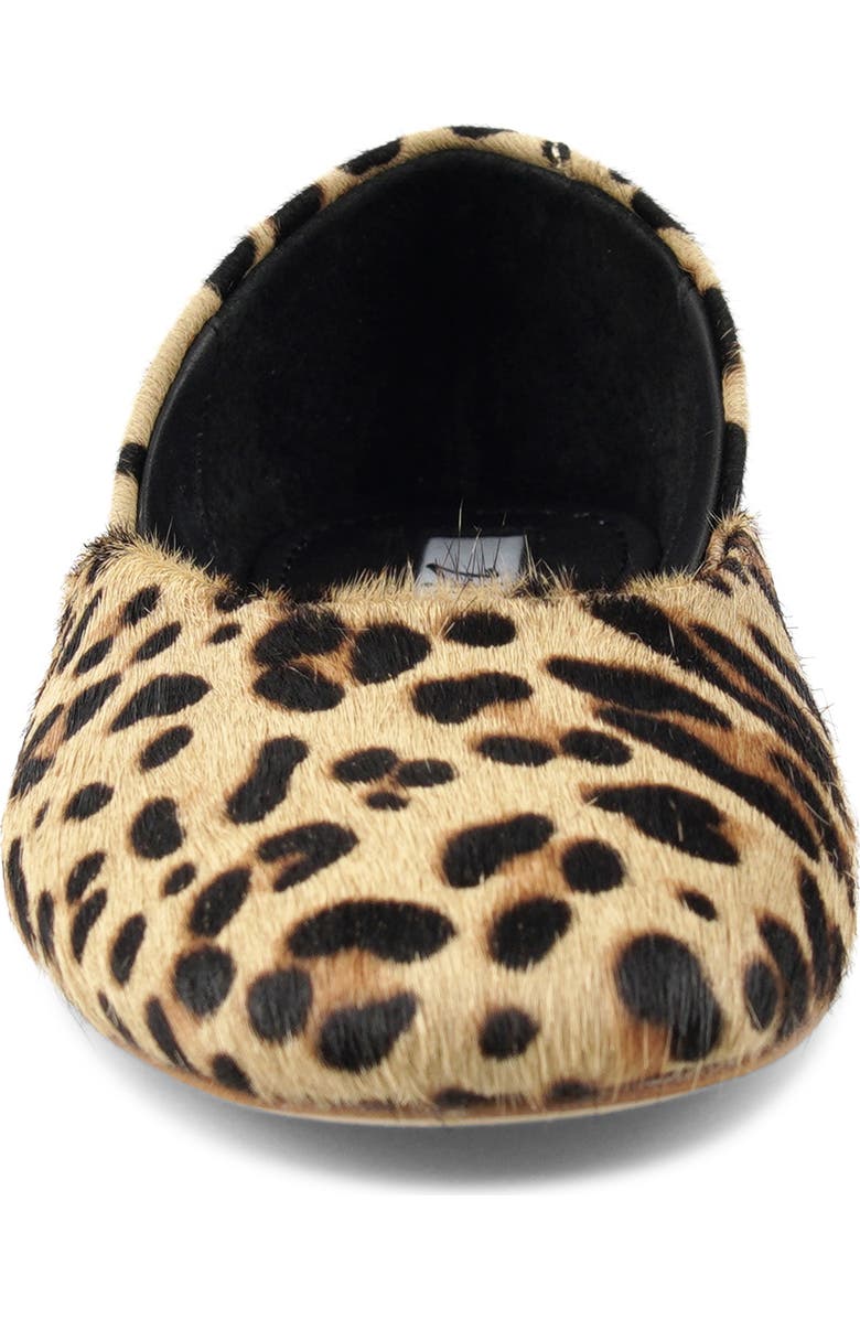 ZIGI Aberdeen d'Orsay Flat, Alternate, color, Leopard Calf Hair