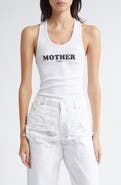 Stella McCartney Mother F**ker Rib Graphic Tank