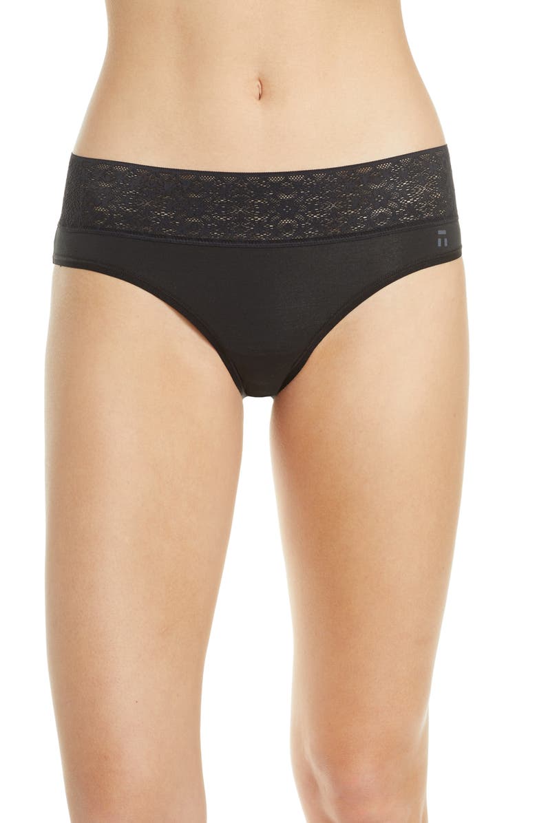 Tommy John Cool Cotton Lace Cheeky Briefs, Main, color,