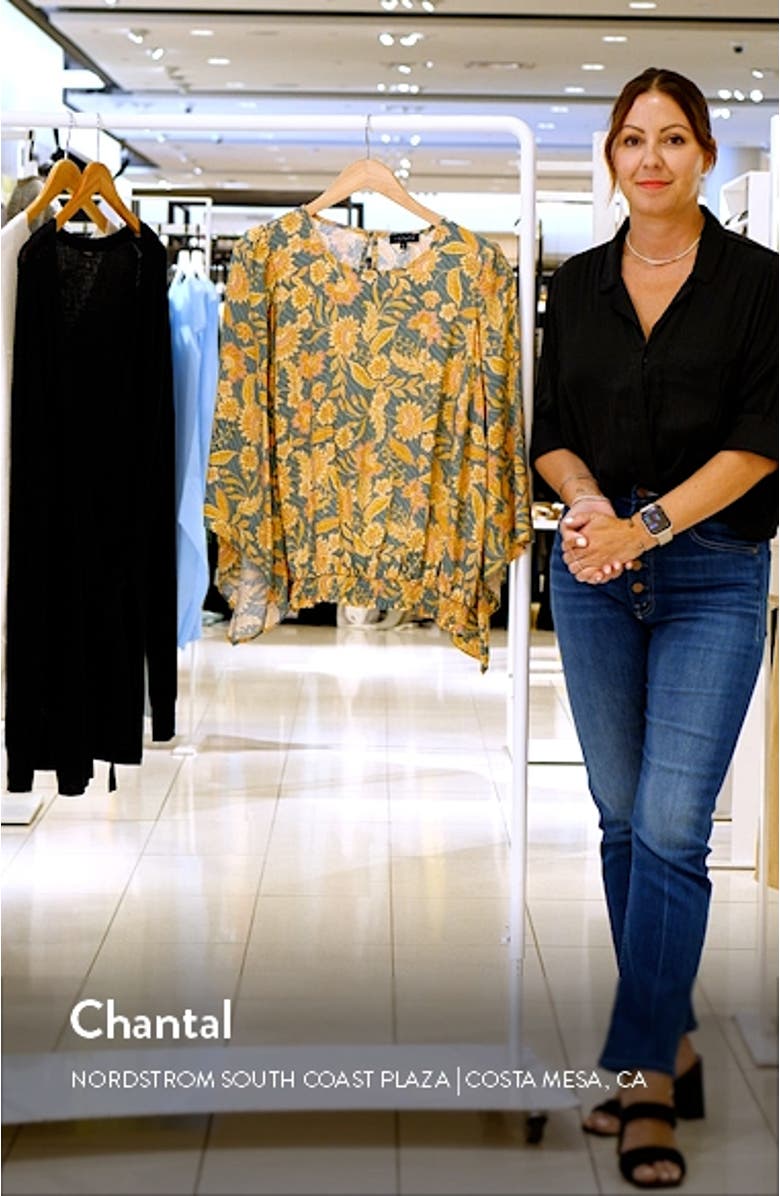 Paisley Bell Sleeve Top, sales video thumbnail