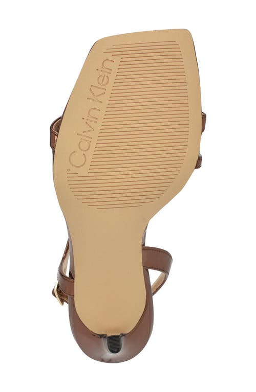Calvin Klein Tansley Slingback Sandal In Brown