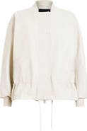 AllSaints Sofi Leather Bomber Jacket